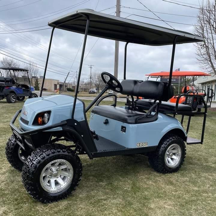 Express S4 Ezgo Golf Cart. Greenpoint Golf Carts